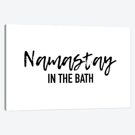 Namastay in the bath Canvas Print #MSD39} by Mambo Art Studio Canvas Artwork