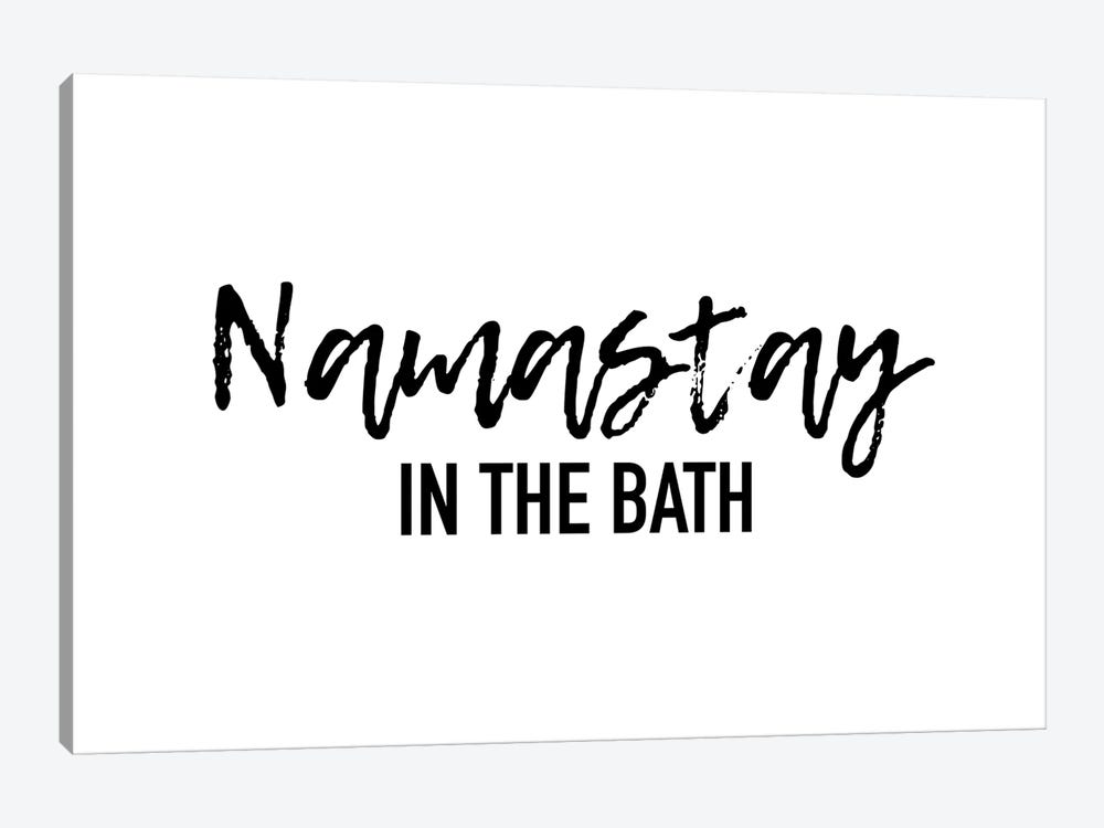 Namastay in the bath by Mambo Art Studio 1-piece Canvas Artwork