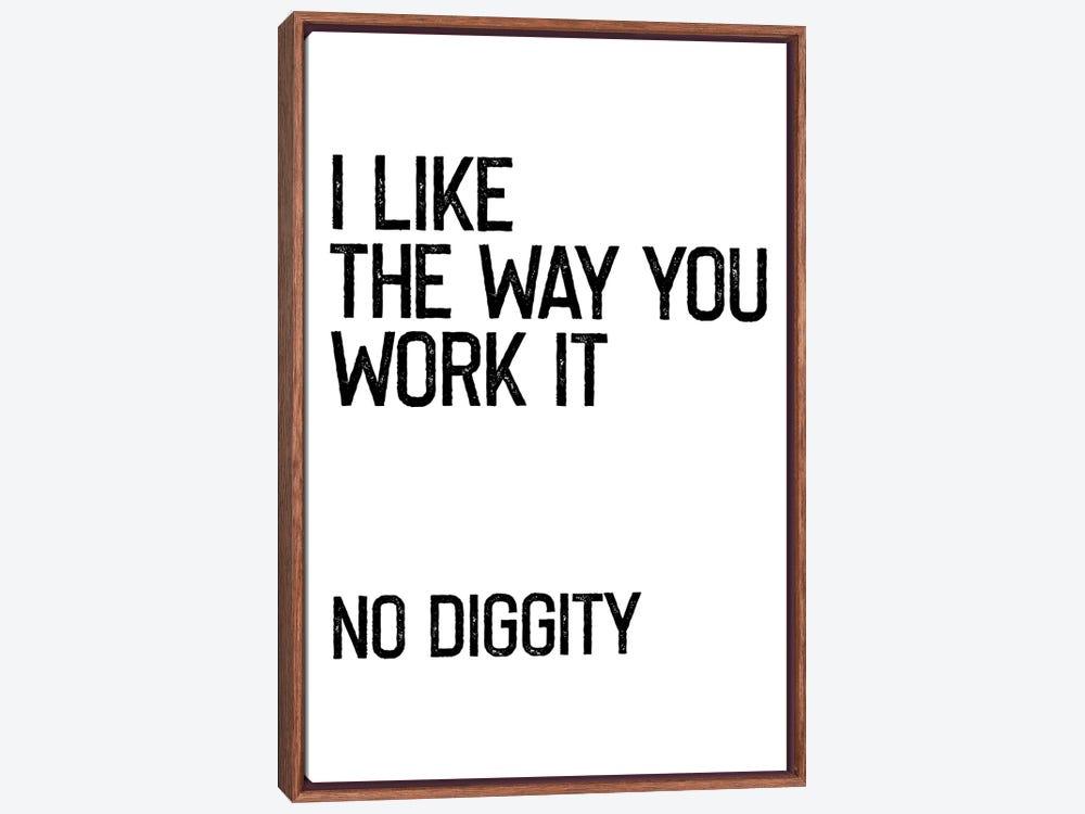 No Diggity Song Lyrics Portrait Poster Print (16 x 24) : : Home
