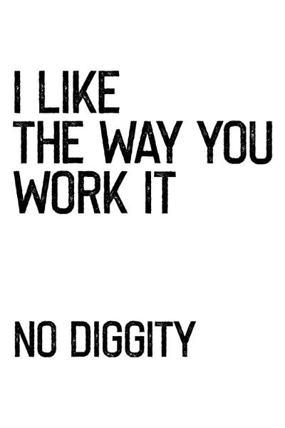 Large Modern Art - Canvas Prints: No Diggity by Mambo Art Studio
