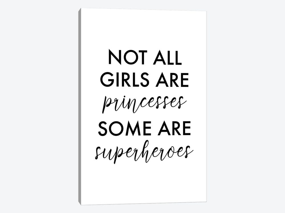 All Girls Are Superheroes by Mambo Art Studio 1-piece Canvas Art Print