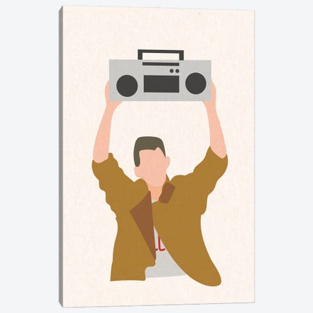 Say Anything Boombox Canvas Print #MSD50} by Mambo Art Studio Canvas Artwork