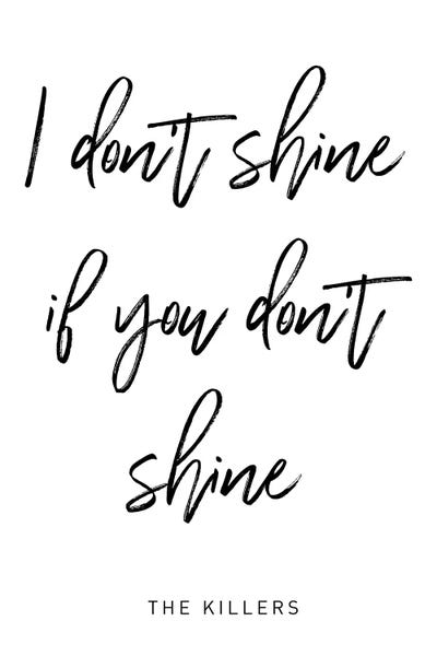 Shine Killers by Mambo Art Studio metal wall art