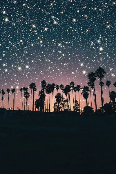 Mambo Art Studio: Sunset Sky Glitter by Mambo Art Studio