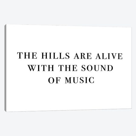 The Hills Are Alive With The Sound Of Music Landscape Canvas Print #MSD58} by Mambo Art Studio Canvas Artwork