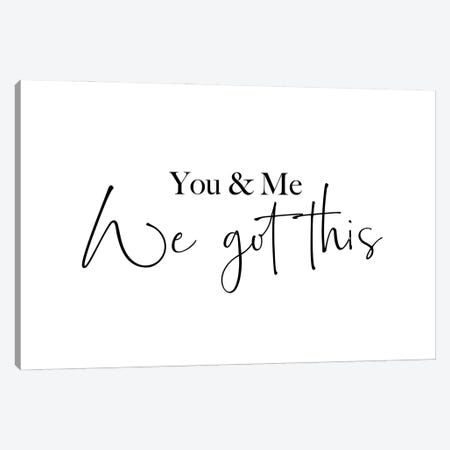 You and me. We got this Canvas Print #MSD73} by Mambo Art Studio Canvas Wall Art