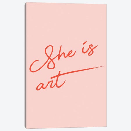 She is Art Canvas Print #MSD85} by Mambo Art Studio Canvas Artwork