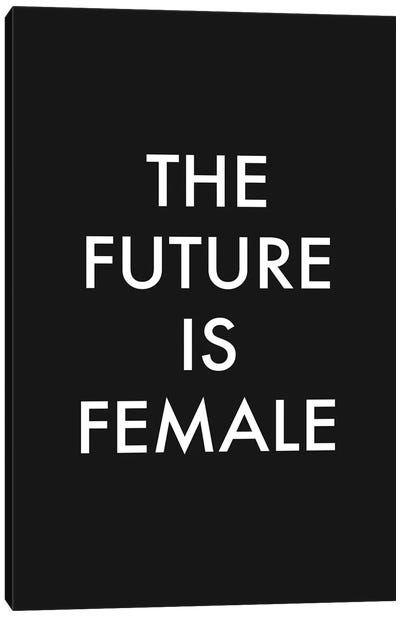The Future is Female Canvas Art Print - Mambo Art Studio