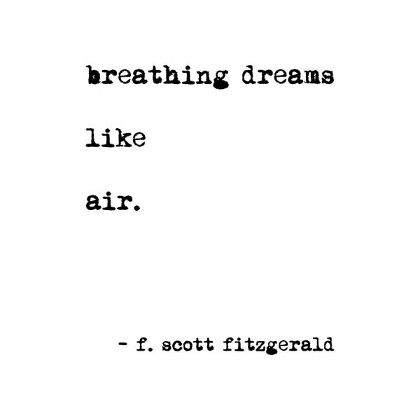 Mambo Art Studio: Breathing Dreams by Scott Fitzgerald Square by Mambo Art Studio