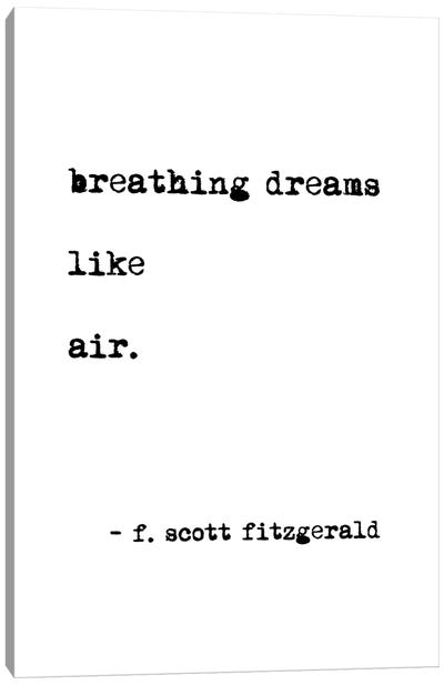 Breathing Dreams by Scott Fitzgerald Canvas Art Print - Mambo Art Studio