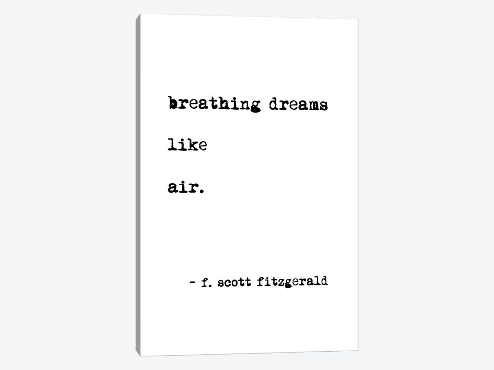 Breathing Dreams by Scott Fitzgerald by Mambo Art Studio 1-piece Canvas Wall Art