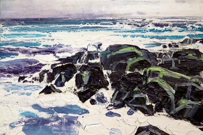 Iona Rocks I by Michael Sole framed wall art