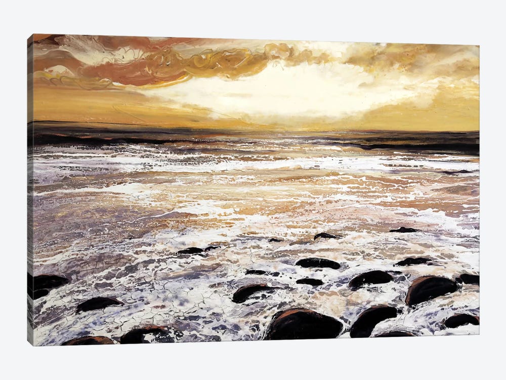 North Wales Sea And Sky by Michael Sole 1-piece Canvas Art Print