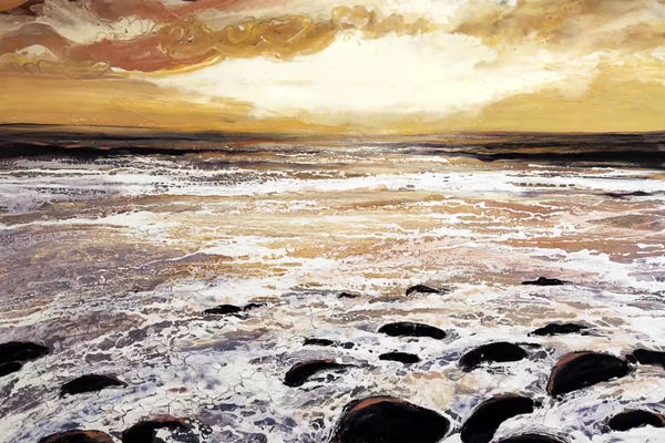 Rocks: North Wales Sea And Sky by Michael Sole