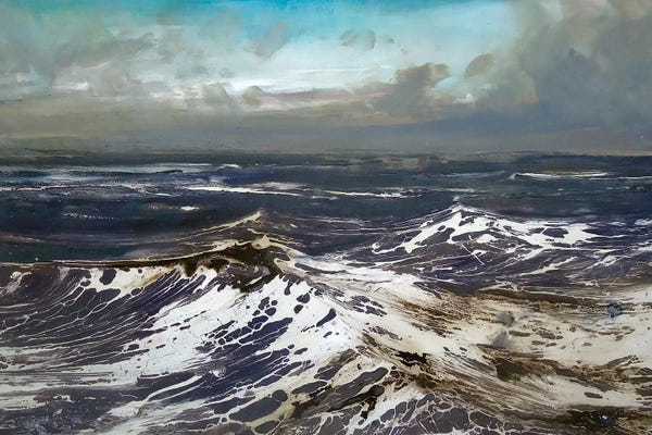 Waves: Fast Moving Sky, Clear Behind by Michael Sole