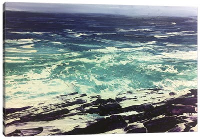 Peninsular I (Sketch) Canvas Art Print - Seascape Art