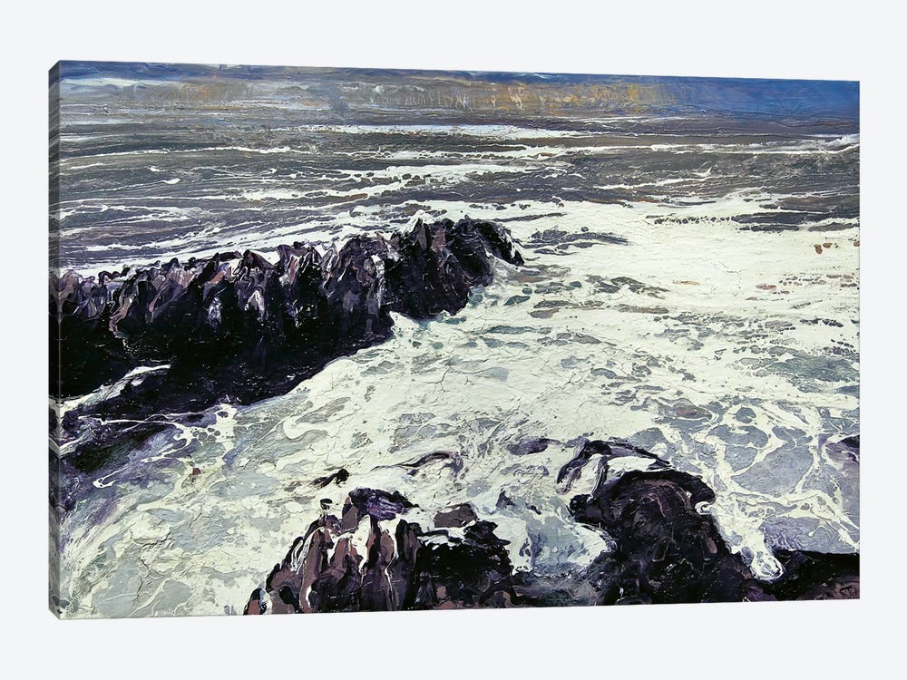 Seaspray, Rocks XII by Michael Sole 1-piece Canvas Wall Art