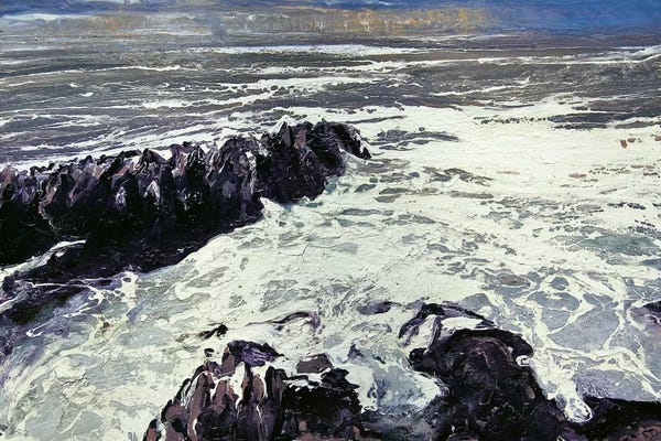 Michael Sole: Seaspray, Rocks XII by Michael Sole