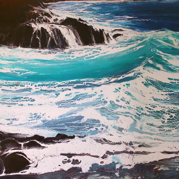Michael Sole: Seaspray, Red Rocks III by Michael Sole