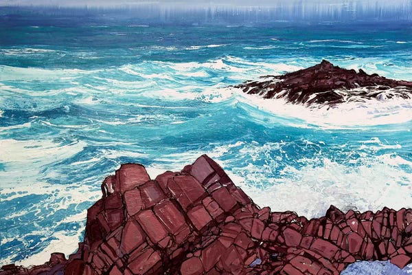 Michael Sole: Seaspray, Red Rocks IV by Michael Sole