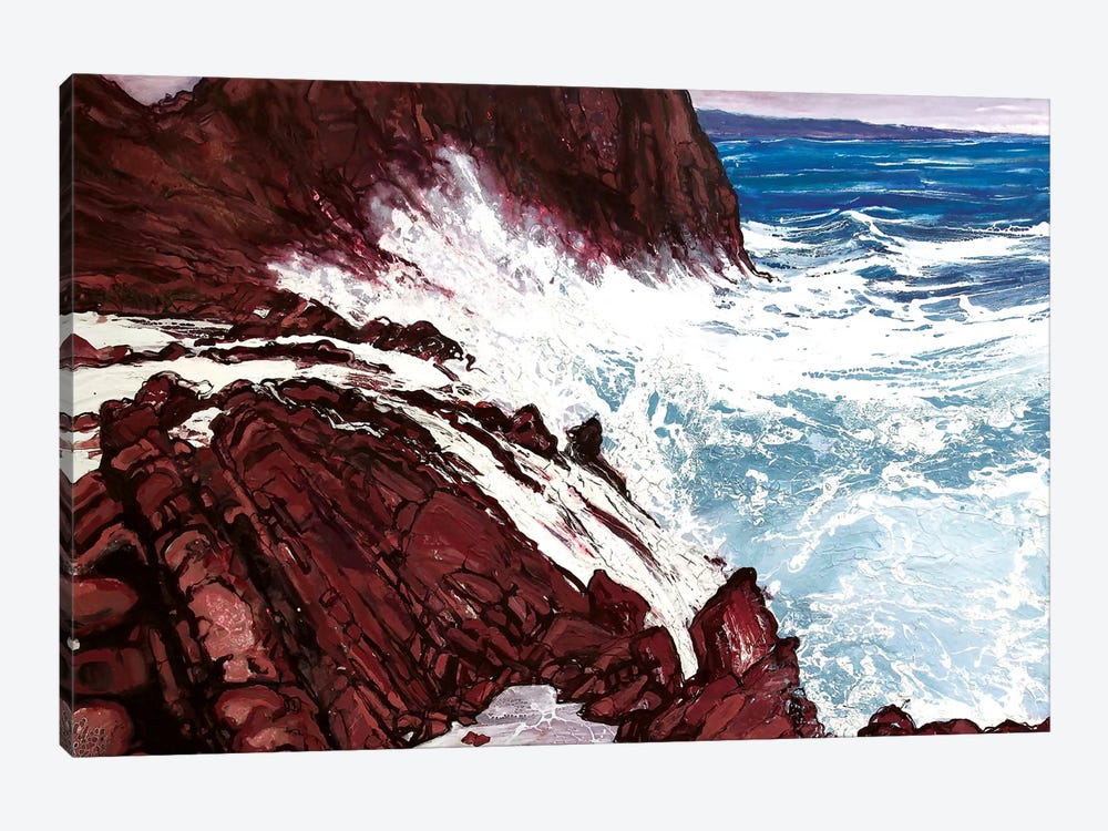 Seaspray, Red Rocks VIII by Michael Sole 1-piece Canvas Wall Art