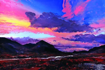 The Cuillins II by Michael Sole framed wall art