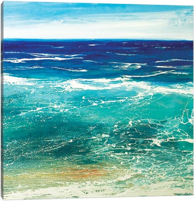 Transparent Azur Canvas Art Print - Ocean Art
