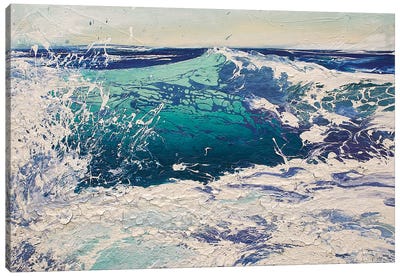 Transparent Azure IV Canvas Art Print - Seascape Art