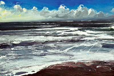 Branscombe Chine by Michael Sole framed canvas print