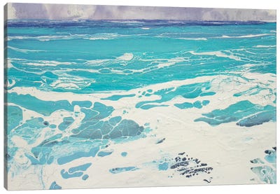 Cap d'Antibes, East (Sketch) Canvas Art Print - Michael Sole