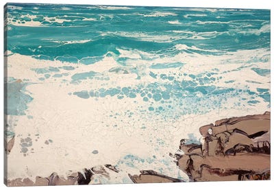 Cap d'Antibes, East IV Canvas Art Print - Michael Sole
