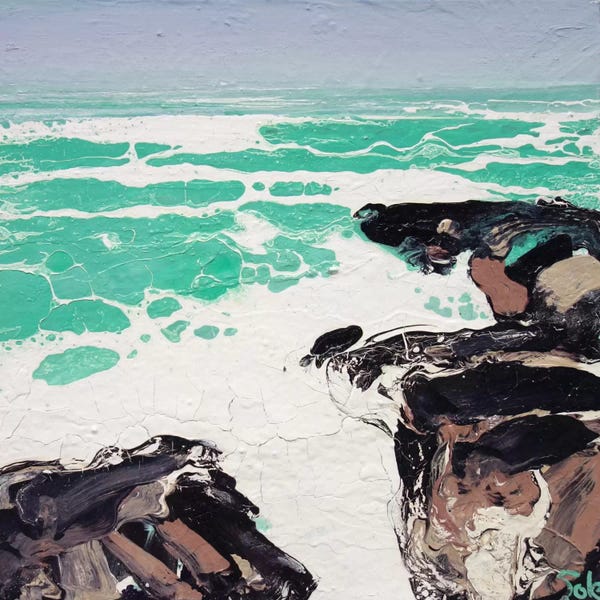 Cornwall: Cornwall Rocks (Sketch) by Michael Sole