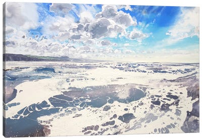 Lyme Bay Sky VI Canvas Art Print - Michael Sole