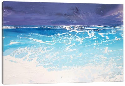Storm On The Riviera V Canvas Art Print