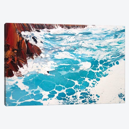 Seaspray, Red Rocks IX Canvas Print #MSE86} by Michael Sole Canvas Print