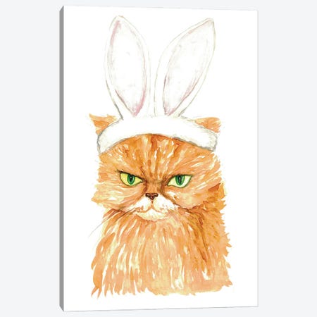 Bunny Cat Canvas Print #MSG11} by Maryna Salagub Canvas Art Print