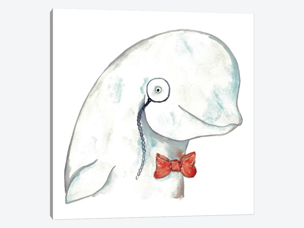 Beluga Whale by Maryna Salagub 1-piece Art Print