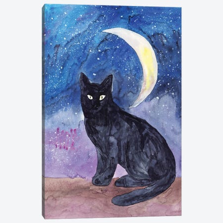 Cat Sky Canvas Print #MSG32} by Maryna Salagub Canvas Print
