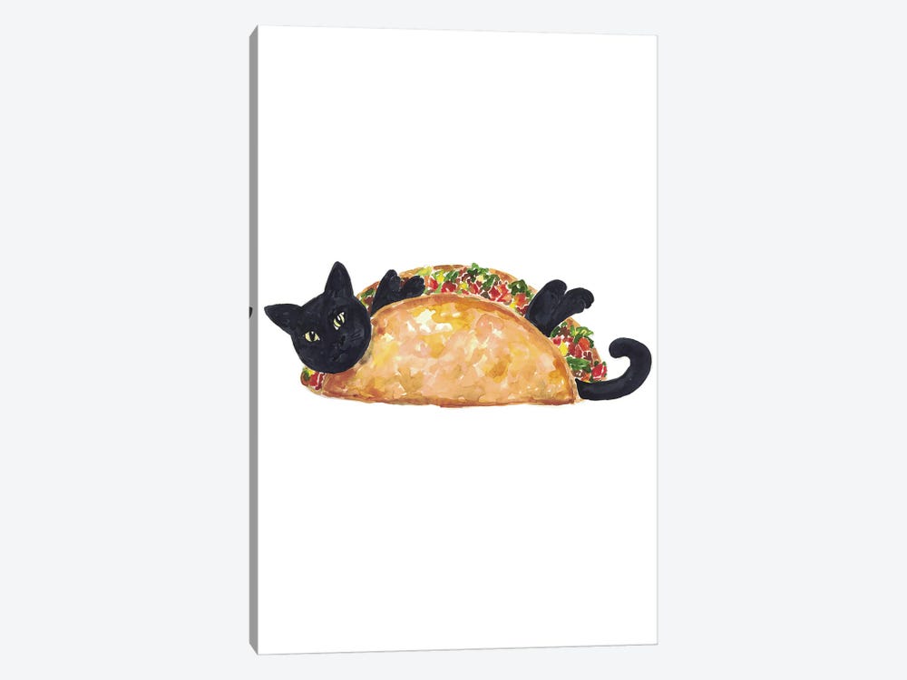 Cat Taco by Maryna Salagub 1-piece Canvas Wall Art