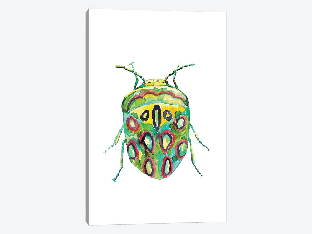 Colorful Beetle by Maryna Salagub 1-piece Canvas Wall Art