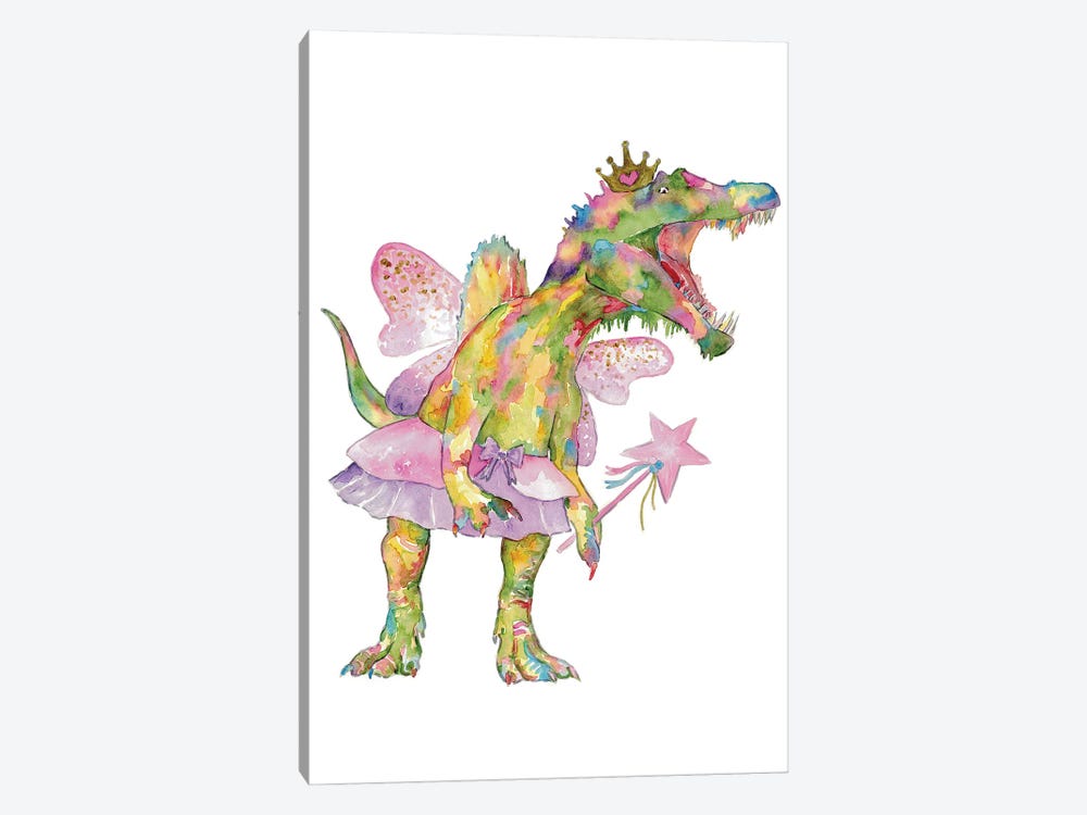 Dinosaur Fairy by Maryna Salagub 1-piece Art Print