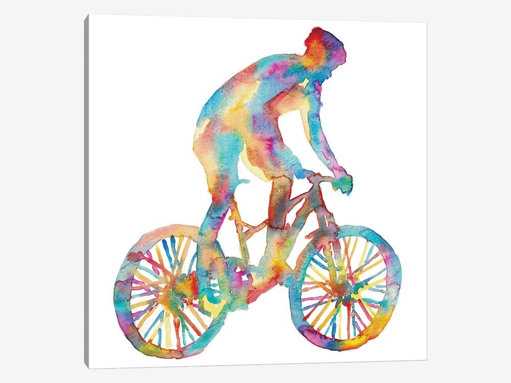 Bicycle Artwork by Maryna Salagub 1-piece Canvas Art