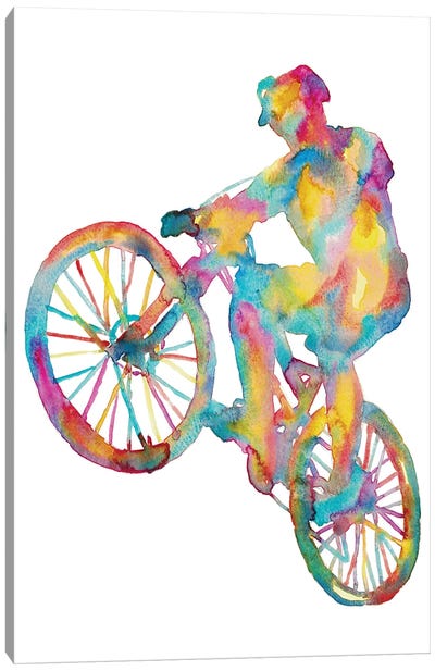 Bicycle Canvas Art Print - Maryna Salagub