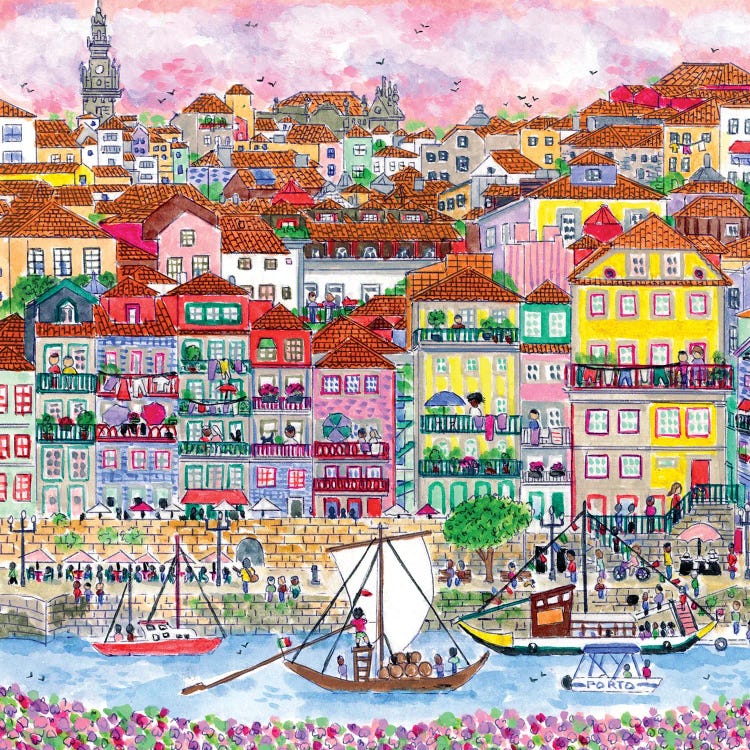 Porto by Michael Storrings wall art