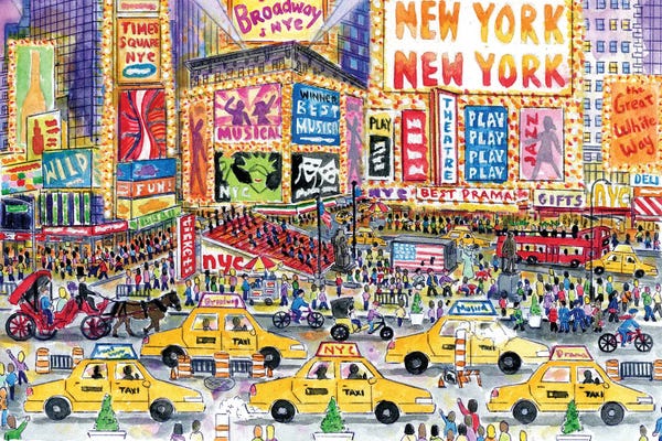 Manhattan: Great White Way by Michael Storrings