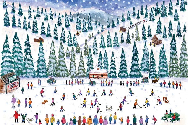 Snow: Hockey by Michael Storrings