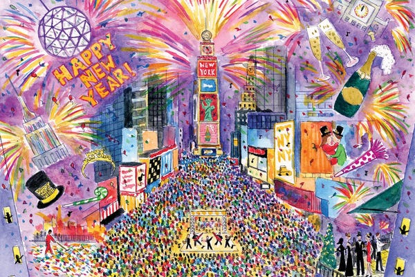 Fireworks: New Years Eve by Michael Storrings