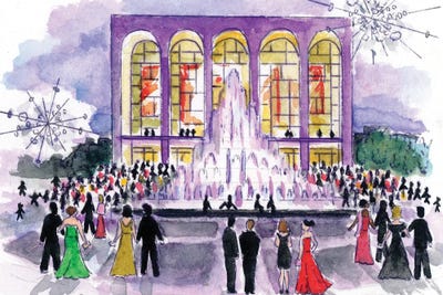 Opera by Michael Storrings canvas print