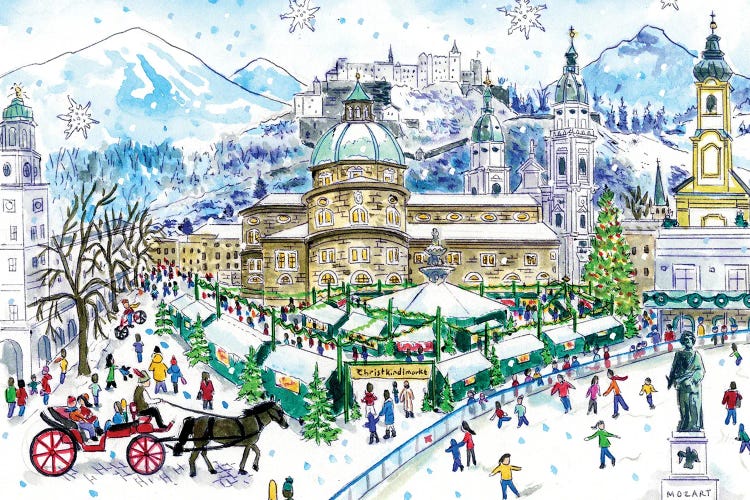 Salzburg by Michael Storrings wall art