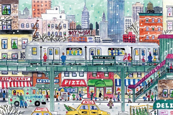 New York City: Subway by Michael Storrings